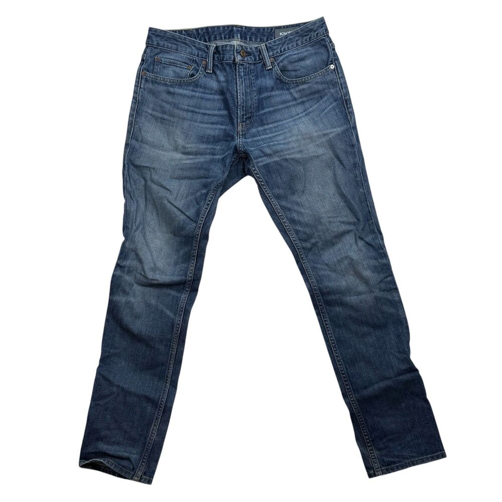 Bonobos Tailored‎ Fit Jeans 33x30 Blue Medium Wash Stretch Premium Denim Urban